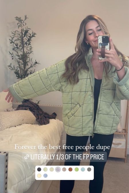 Free people quilted jacket dupe 




#LTKstyletip #LTKfindsunder50 #LTKHoliday