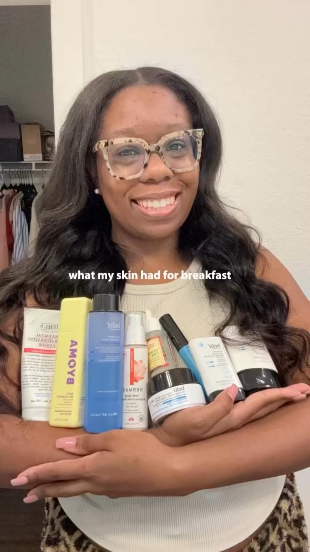 what my skin had for breakfast 🍊🥛—today’s AM routine is all about hydration, glow, and barrier support 💧

from cleansers to serums to SPF, these are my current skincare favorites keeping my skin dewy, calm, and healthy 💕

featuring hydrating cleansers, niacinamide serum, anti-aging serums, lightweight moisturizers & SPF (because glowy skin starts with protection!) ☀️

🌸 key steps: gentle cleanse, hydrating toner, eye cream, serums, moisturizer, sunscreen.

products I used:
🧼 Kiehl’s Ultra Barrier Hydrating Cleanser
🫧 Byoma Milky Oil Cleanser
💦 belif Aqua Bomb Hydrating Toner
👁️ belif Aqua Bomb Eye Gel
✨ Derma-E Regenerative Serum
💡 Good Molecules Niacinamide Serum
💧 belif True Cream Aqua Bomb Moisturizer
🛡️ belif Aqua Bomb SPF 45+ & Glow Stick SPF 50+
💋 Elf Honey Talks Lip Oil

I call this a glow-up in a routine 🧖🏽‍♀️💫

tell me your skincare must haves in the comments! 💭👇🏽 

#morningroutine #selfcare #doublecleansing #skincareroutine #glowingskin #skincaretips #skincare #spf #blackgirlskincare

#LTKSaleAlert #LTKBeauty #LTKFindsUnder50