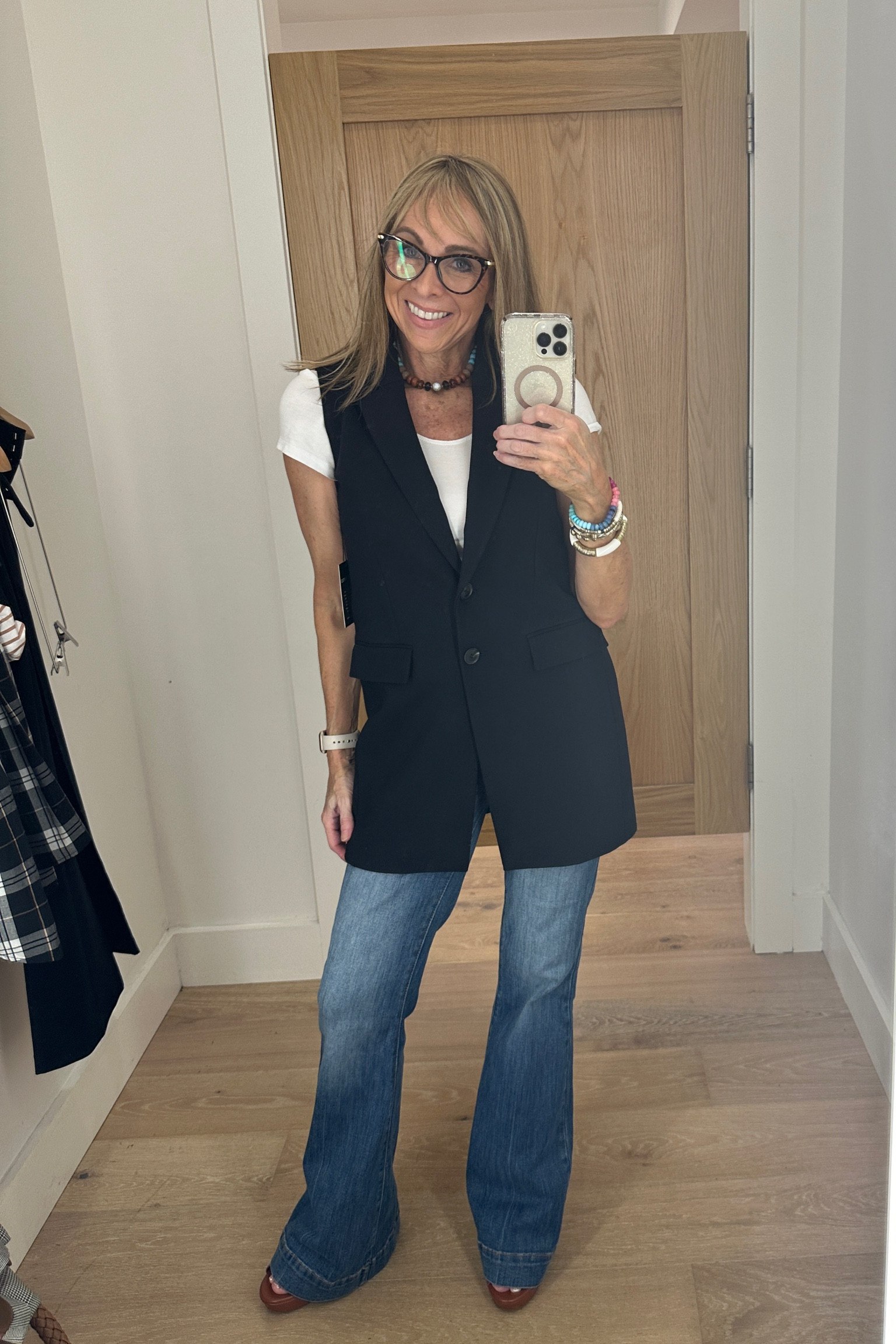 I’m crazy about this vest and the cyber sale has been extended! 50% off and free shipping. Wearing an XS. 
Fall outfit
Jeans
Denim


#LTKFindsUnder100 #LTKSaleAlert #LTKStyleTip
