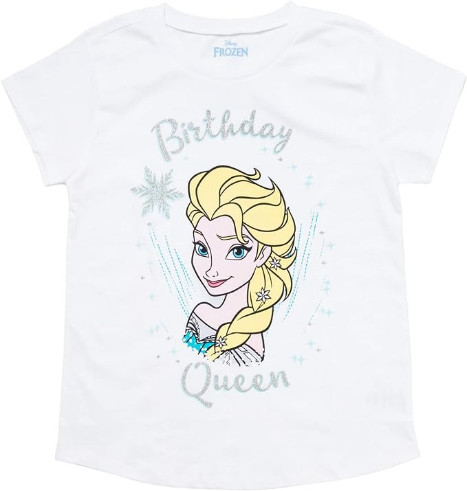 Disney Girls Birthday T-Shirt Infant to Big Kid Sizes (18 Months - 14-16) | Amazon (US)