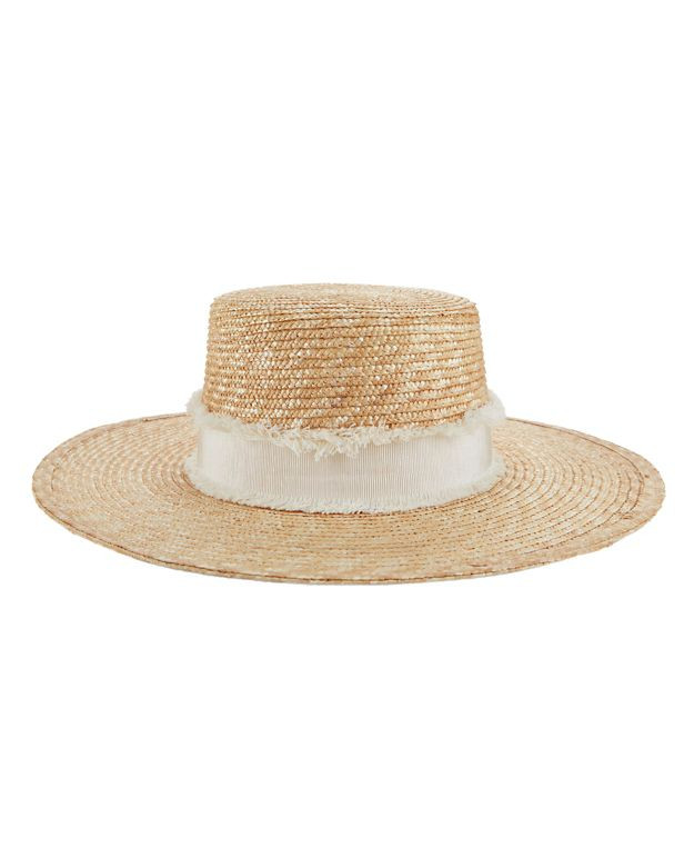 Rag & Bone Laurie Straw Boater Hat | Intermix