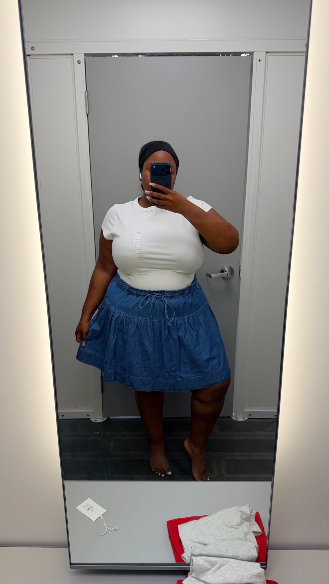 ✨ Plus Size Walmart Tiered Denim Mini Skirt Outfit Idea!

#LTKgrwm #LTKootd #LTKPlusSize