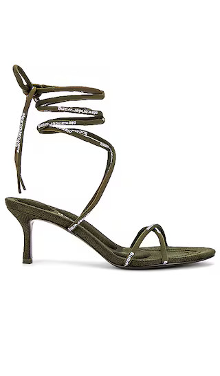 Helix Strappy Sandal in Army Green | Revolve Clothing (Global)