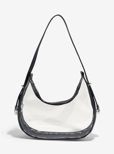 Black & Clear Shoulder Bag | Hot Topic