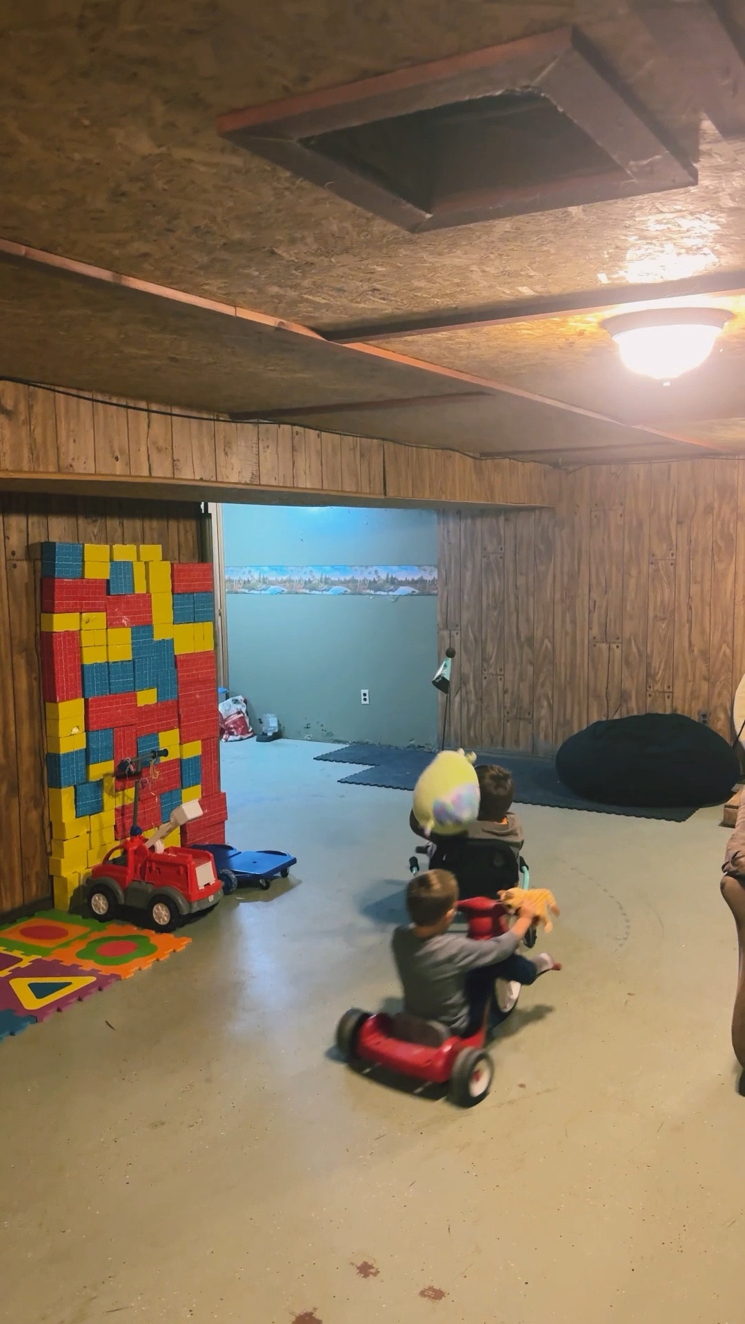 The only way I stay sane in the winter—walking on my treadmill in the basement while the kids play on their ride-on toys, swing on their swing, and play with their big blocks! 

#LTKFindsUnder100 #LTKfitnessgoals #LTKHome