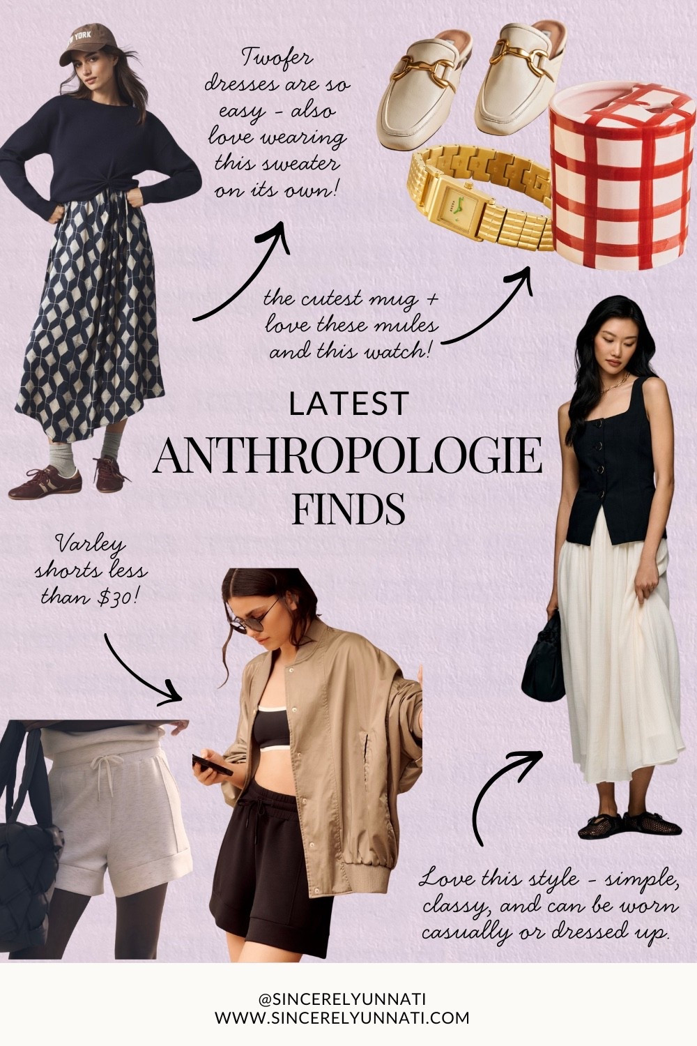 Latest Anthropologie Finds - everything from the viral coffee mug, easy dresses, mules, accessories, and Varley shorts that are less than $30!! Lots of finds are an additional 50% off!


#LTKSaleAlert #LTKgrwm #LTKootd