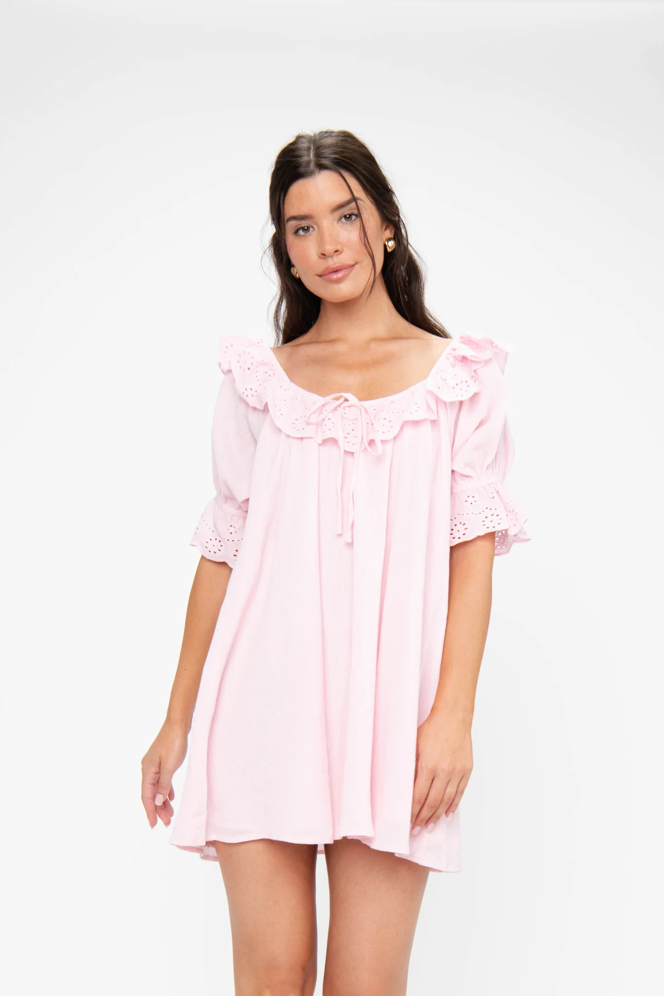 Toulouse Dress ~ Pink Eyelet | Show Me Your Mumu