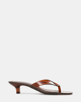 Steve Madden Women's Tracie Jelly Thong Heels - Dark Brown - Size 8 - PVC | Steve Madden (US)
