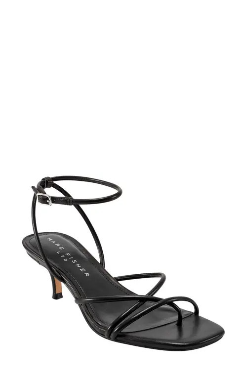 Marc Fisher LTD Ballen Strappy Sandal in Black at Nordstrom, Size 9.5 | Nordstrom