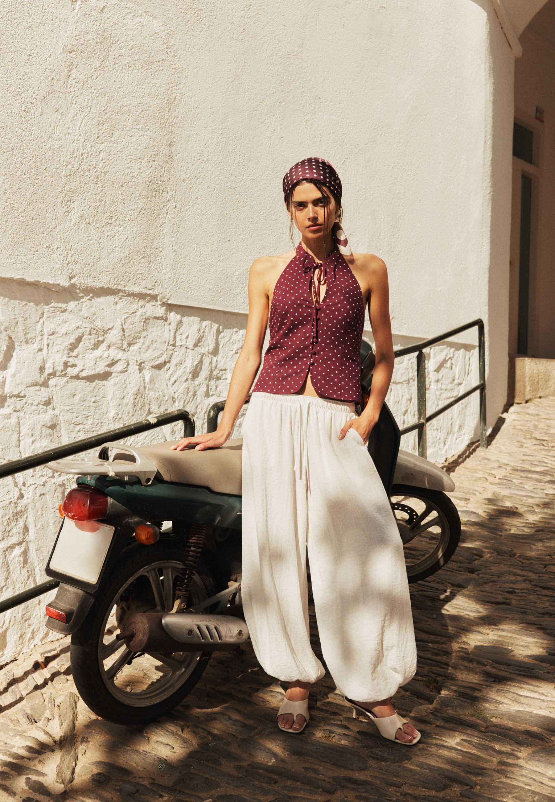 Flowy sarouel trousers | Stradivarius (UK)