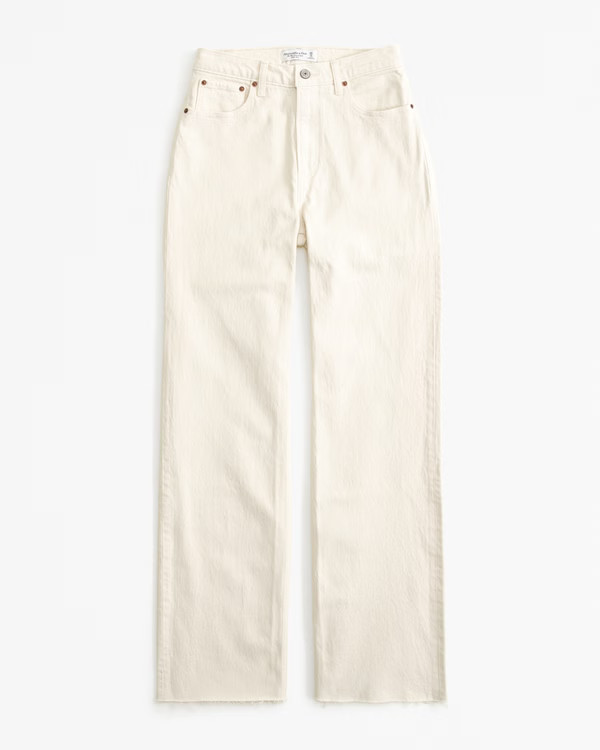 Curve Love High Rise 90s Relaxed Jean | Abercrombie & Fitch (US)