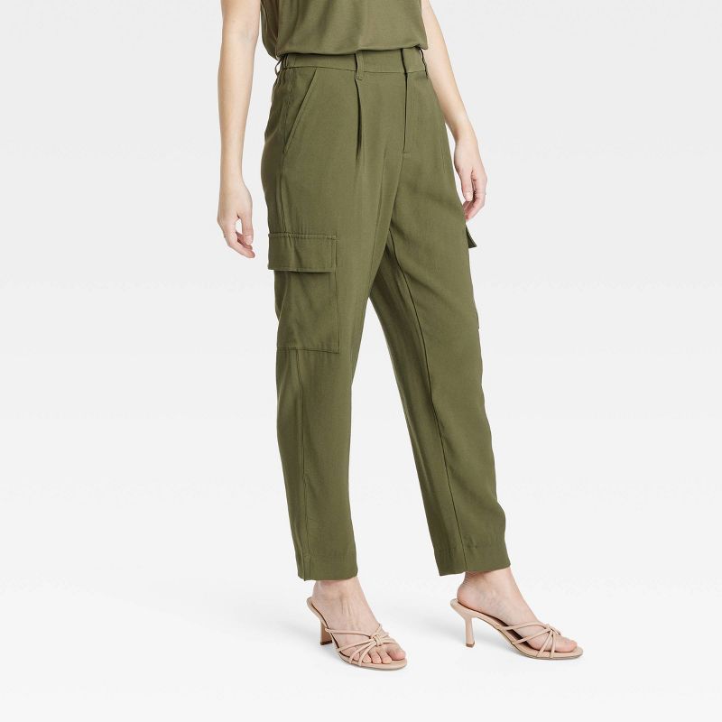 Women's Tapered Ankle Cargo Pants - A New Day™ | Target