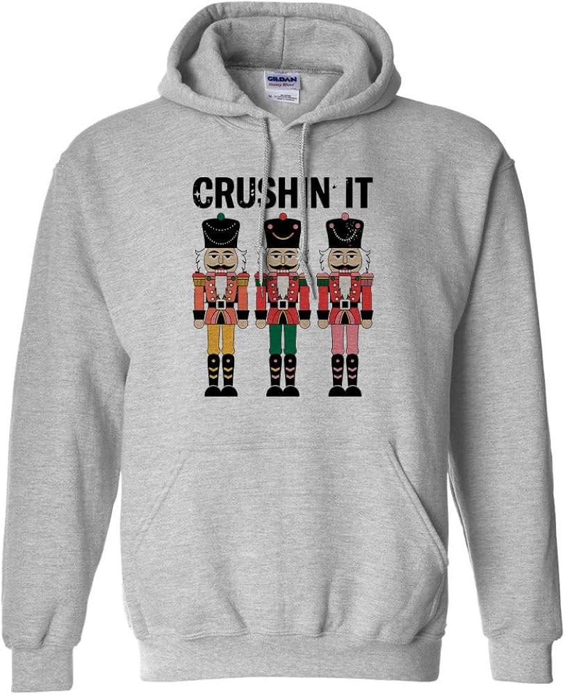TeesAndTankYou Nutcracker Crushin it Hoodie Sweatshirt Unisex | Amazon (US)