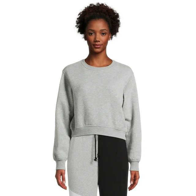 No Boundaries Crewneck Pullover Sweatshirt, Women's and Women's Plus | Walmart (US)