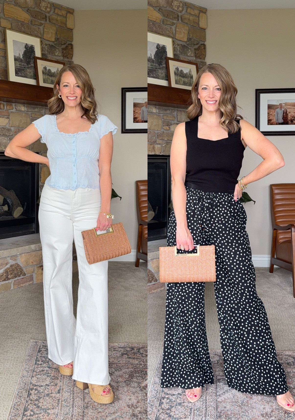 Our favorite target denim, now in white! I also love these flowy polka dot pants.  

 #LTKMothersDay #LTKootd #LTKOver40