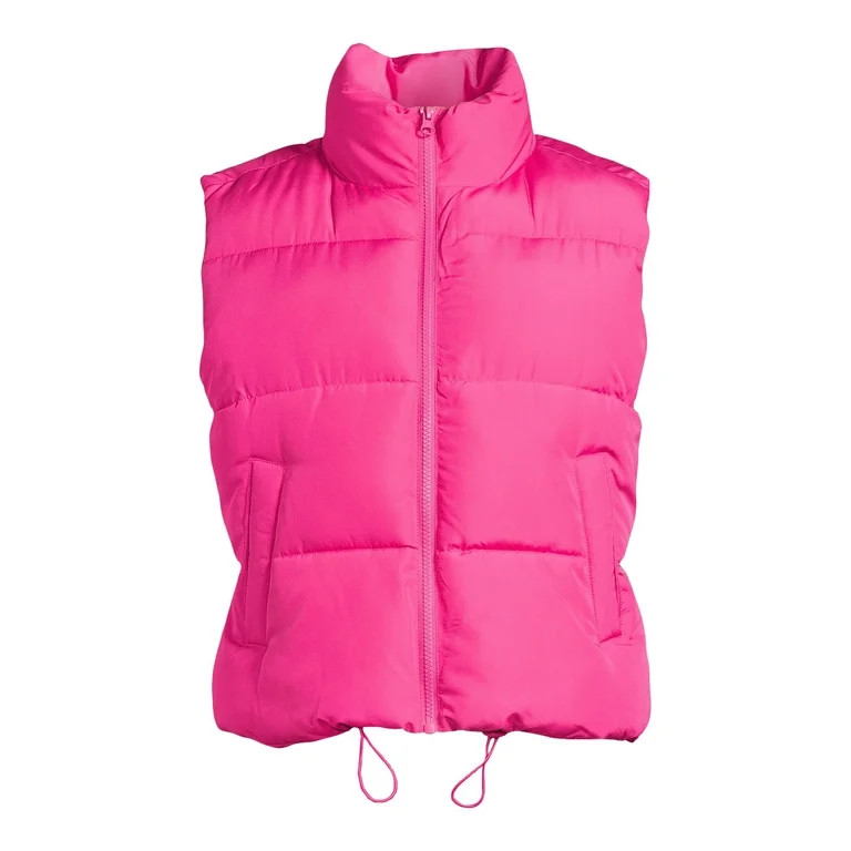 No Boundaries Juniors Puffer Vest - Walmart.com | Walmart (US)