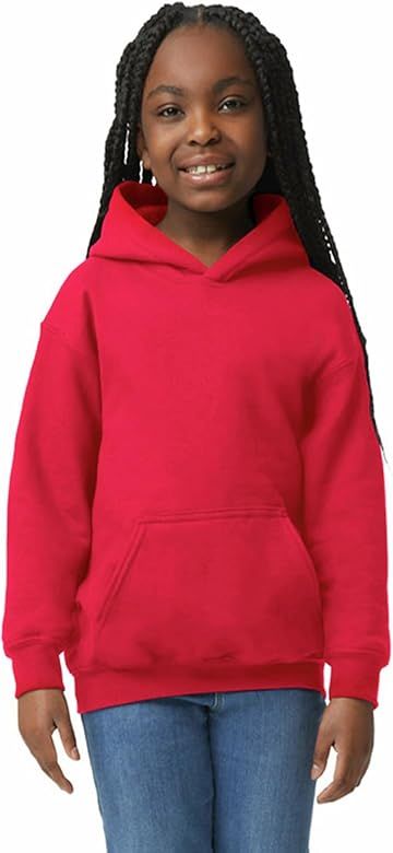Gildan Youth Hoodie Sweatshirt, Style G18500B | Amazon (US)