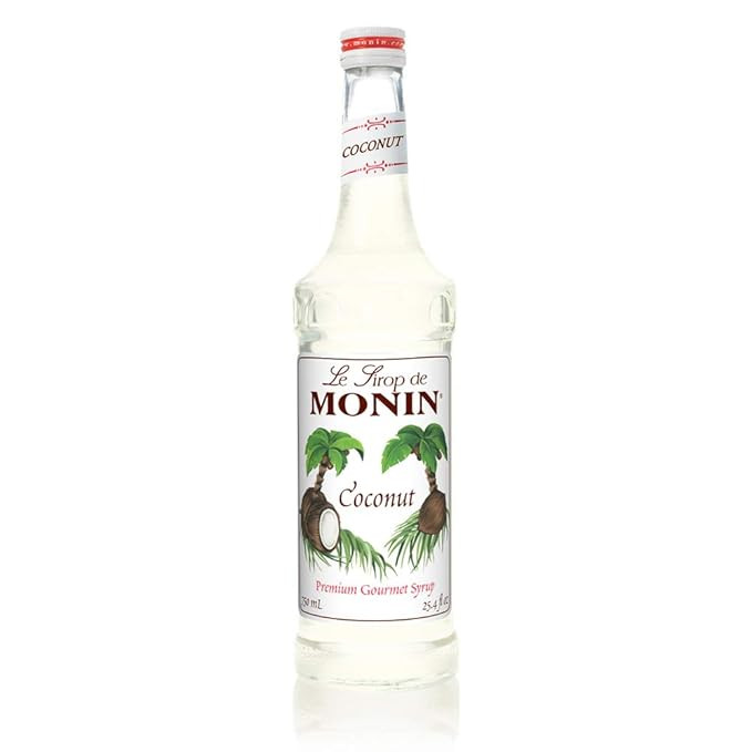 Monin - Coconut Syrup, Creamy Tropical Flavored Syrup, Coffee Syrup, Natural Flavor Drink Mix, Si... | Amazon (US)
