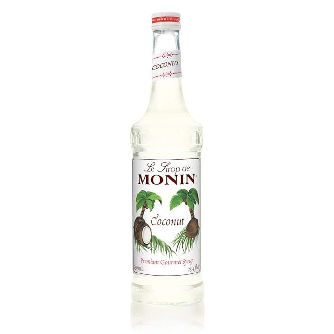 Monin - Coconut Syrup, Creamy Tropical Flavored Syrup, Coffee Syrup, Natural Flavor Drink Mix, Si... | Amazon (US)