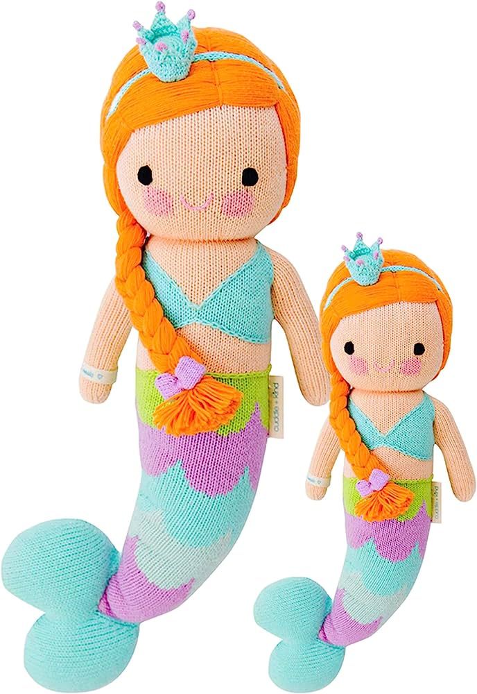 cuddle + kind Isla The Mermaid Doll - Lovingly Handcrafted Dolls for Nursery Decor, Fair Trade He... | Amazon (US)