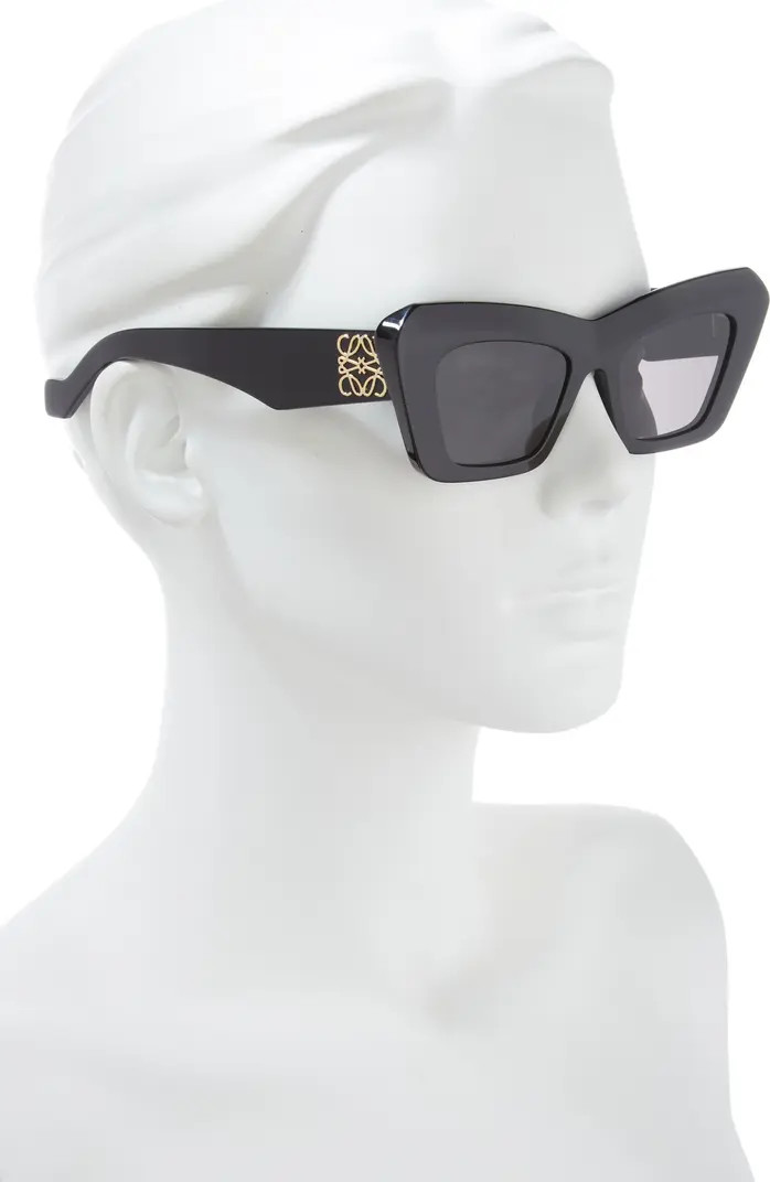 Loewe Anagram 51mm Cat Eye Sunglasses | Nordstrom | Nordstrom
