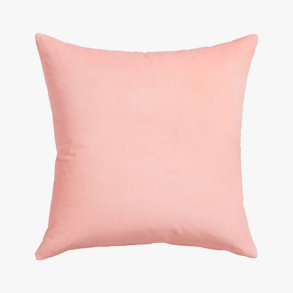 http://www.cb2.com/leisure-blush-23-pillow-with-down-alternative-insert/s328116 | CB2