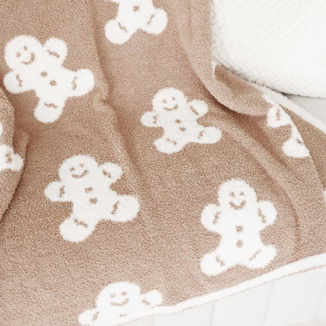 CuddleLane™ Luxe Blankets | Gingerbread | Caden Lane