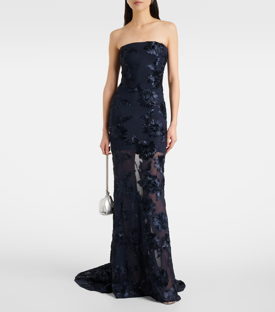 3D mesh maxi dress | Mytheresa (UK)