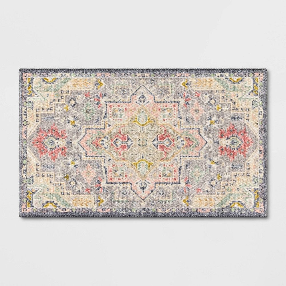 2'1""x3'2"" Zebrina Medallion Persian Printed Accent Rug - Opalhouse | Target