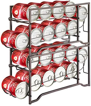 Simple Trending 2-Pack Soda Can Beverage Dispenser Rack, Stackable Can Storage Organizer for pant... | Amazon (US)