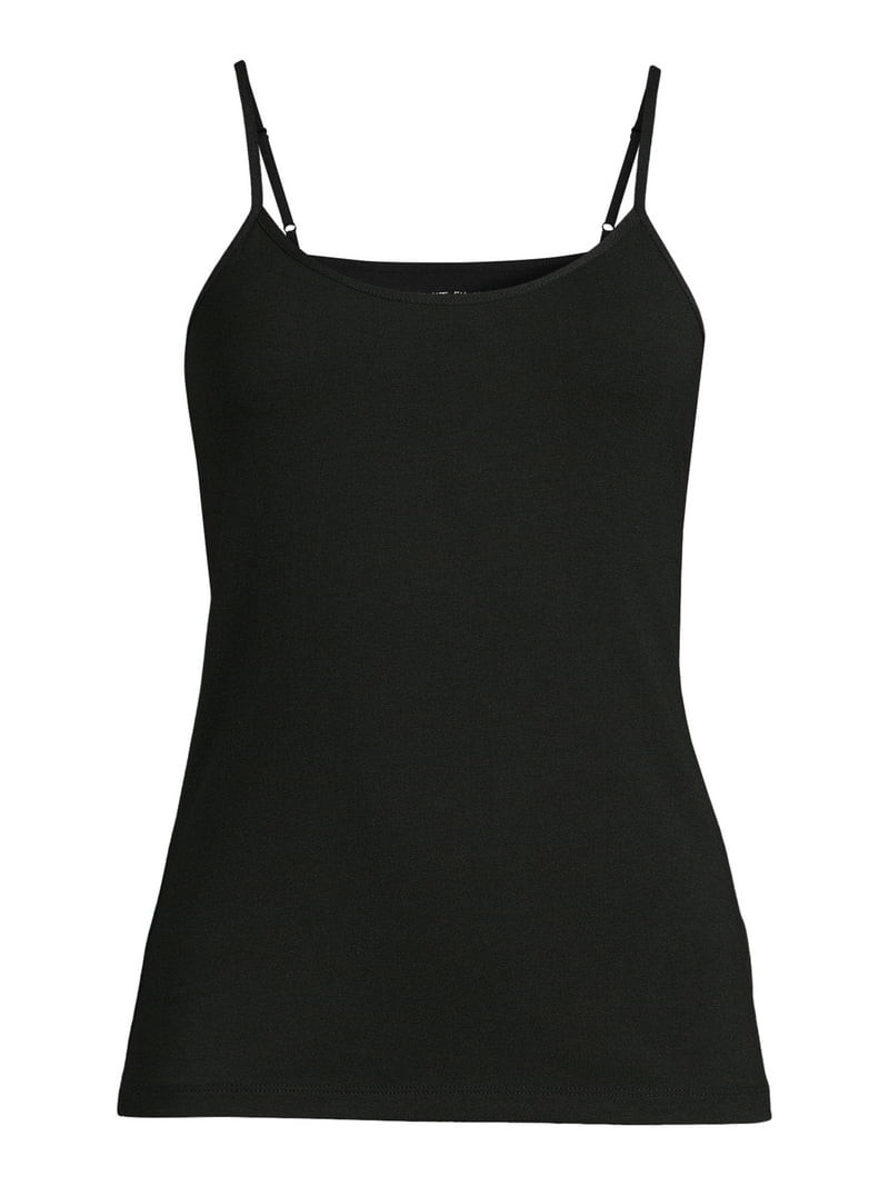 Time and Tru Women's Cami with Adjustable Straps, Sizes XS-XXXL | Walmart (US)