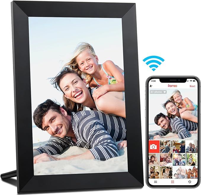 Amazon.com : AEEZO 10.1 Inch WiFi Digital Picture Frame, IPS Touch Screen Smart Cloud Photo Frame... | Amazon (US)