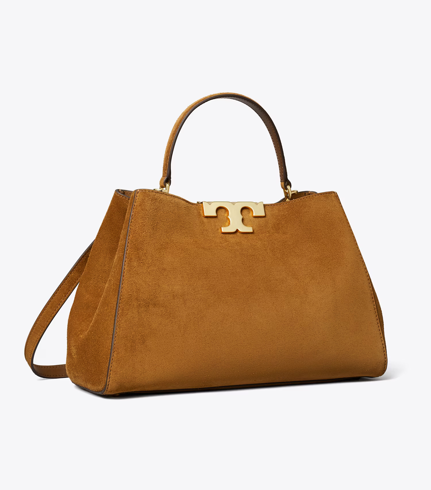 Eleanor Suede Satchel: Women's Designer Satchels | Tory Burch | Tory Burch (US)
