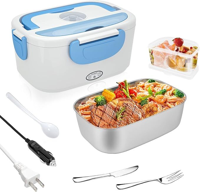 Electric Lunch Box Food Heater, ErayLife 3 IN 1 Portable food Warmer 12V 24V 110V for Car and Hom... | Amazon (US)