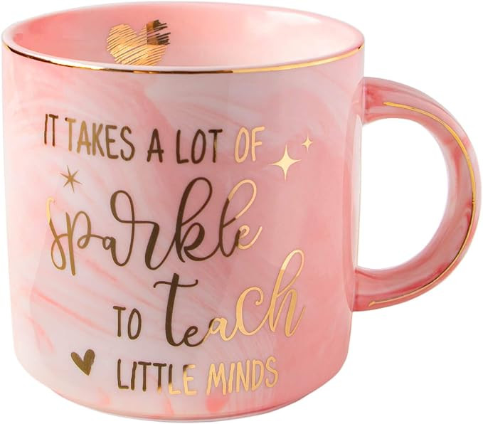 VILIGHT Preschool Teacher Appreciation Mug Gifts for Women - It Takes A Lot of Sparkles to Teach ... | Amazon (US)