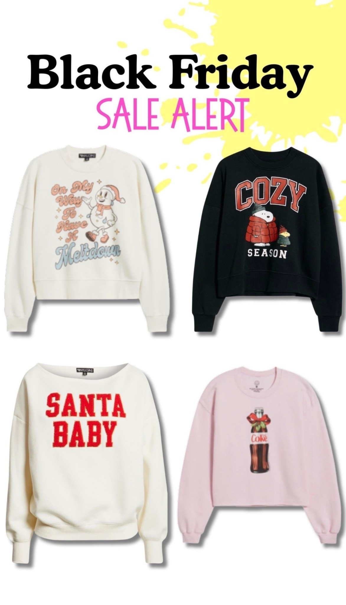 Don’t miss these cute and cozy deals on Christmas sweatshirts!

#LTKCyberWeek #LTKSaleAlert #LTKHoliday