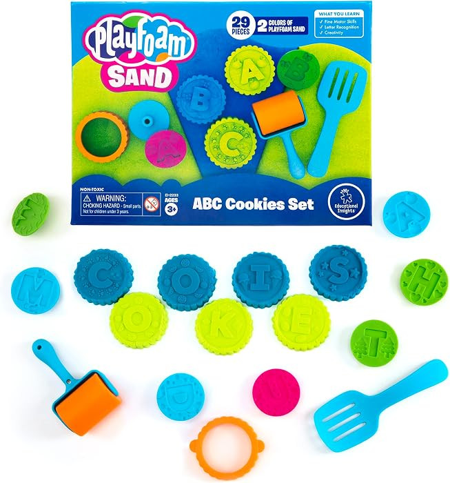 Educational Insights Playfoam Sand ABC Cookies Set | Amazon (US)
