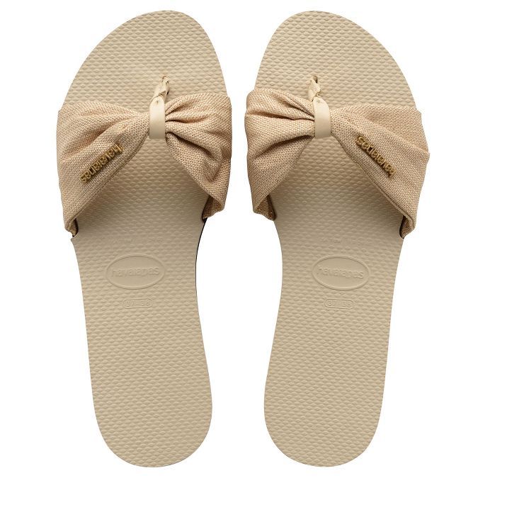 Havaianas - Women's You St. Tropez Shine Flip Flop Sandals with Fabric Strap | Target