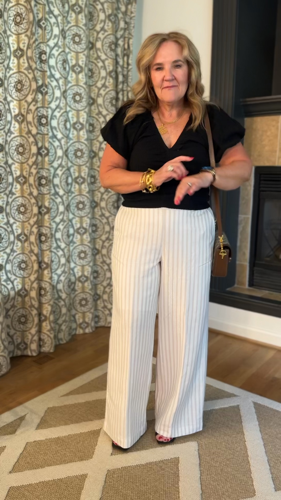 Loft 50% off cyber sale continues! 
Pants and top size large. 

#LTKMidsize #LTKSummerSales #LTKOver40