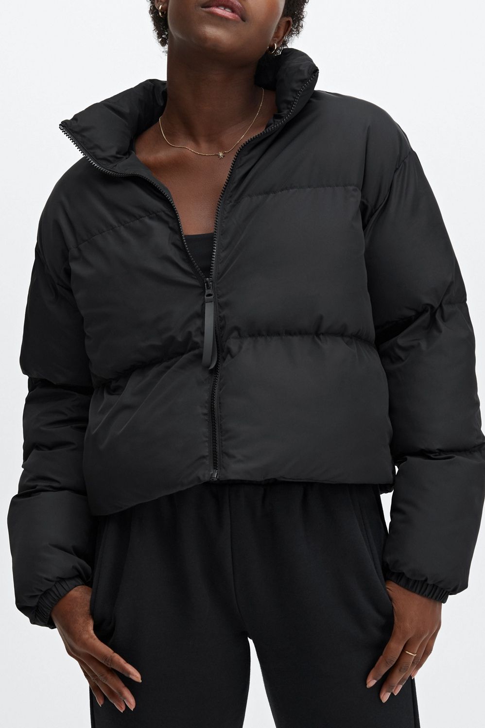 Wander Cropped Puffer Jacket | Fabletics - North America