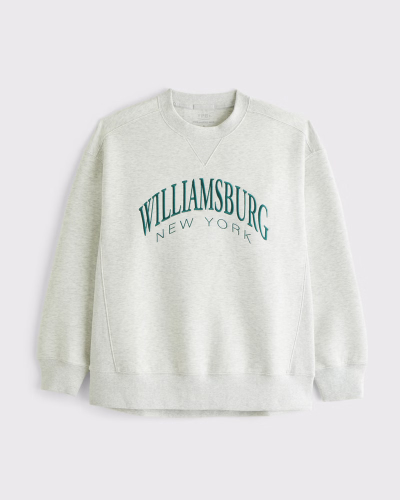 Abercrombie & Fitch Women's YPB neoKNIT MAX Crew in Gray Heather - Size XS | Abercrombie & Fitch (US)