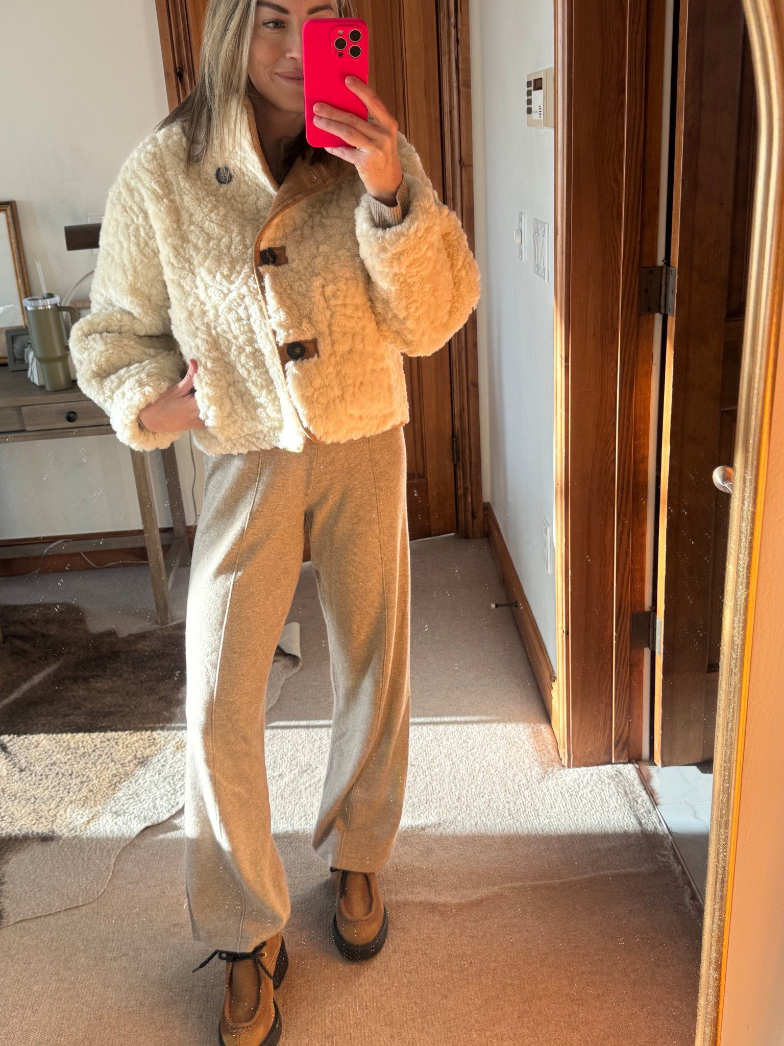 Cozy lounge outfit, reversible Zara jacket 

#LTKOver40 #LTKgrwm #LTKFindsUnder100