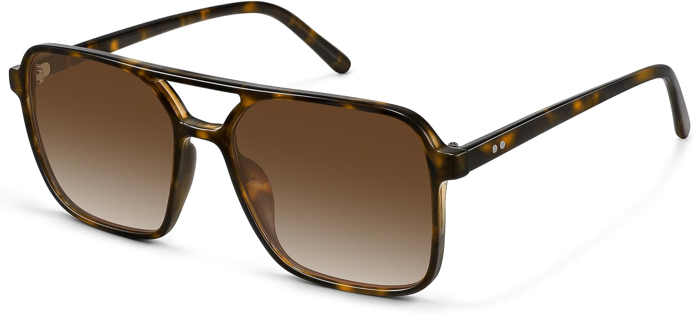 Square Aviator Sunglasses for Women Men Retro Trendy UV Protection Shades | Amazon (US)