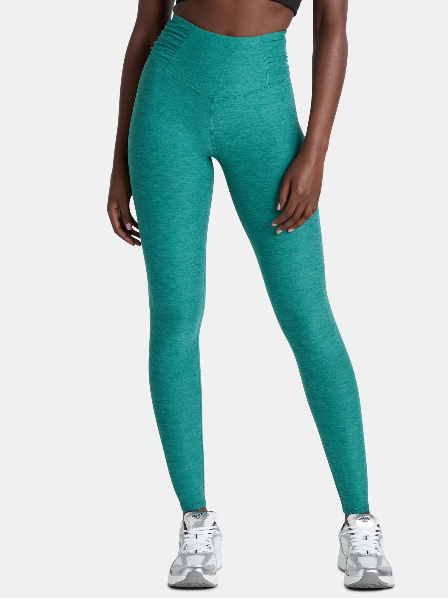 Athletic Works Women's ButterCore High Rise Ruched Leggings, Sizes XS-XXXL | Walmart (US)