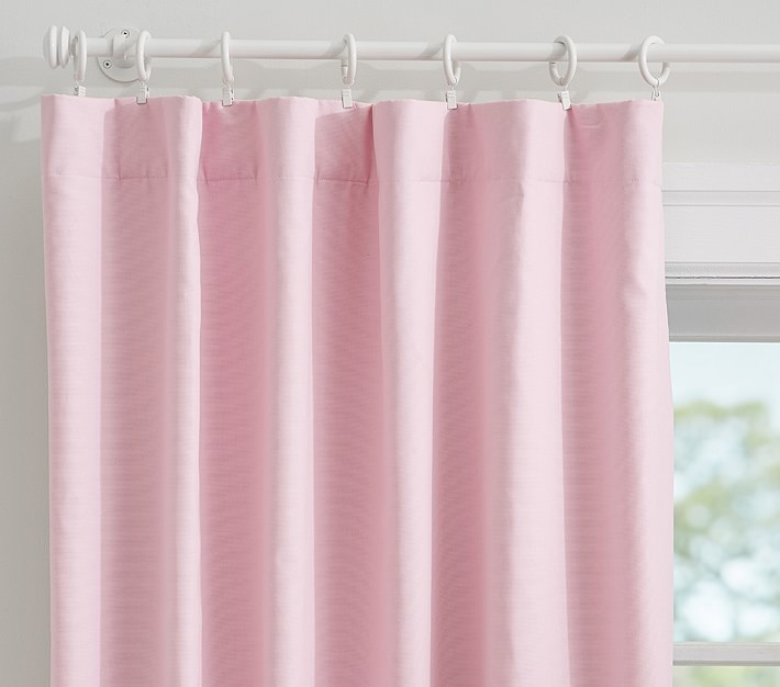 Quincy Cotton Canvas Blackout Curtain | Pottery Barn Kids