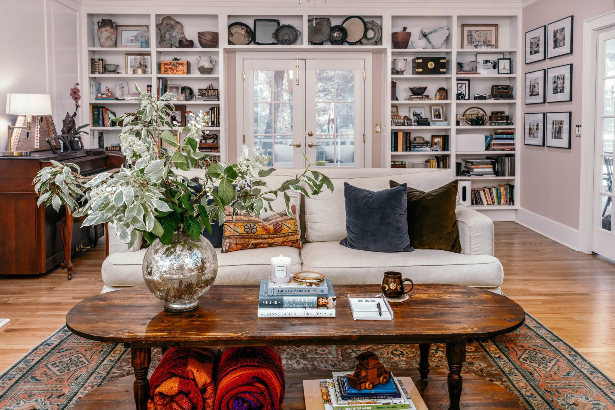 Our collected living room combines colors and textures we love with meaningful art and functional furnishings that tell a story about our family. While much of what you see are antiques and one of a kind pieces, similar items are linked below! 

#LTKGiftGuide #LTKSeasonal #LTKhome