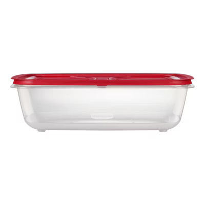Rubbermaid Easy Store Rectangle Food Storage Container Red | Target