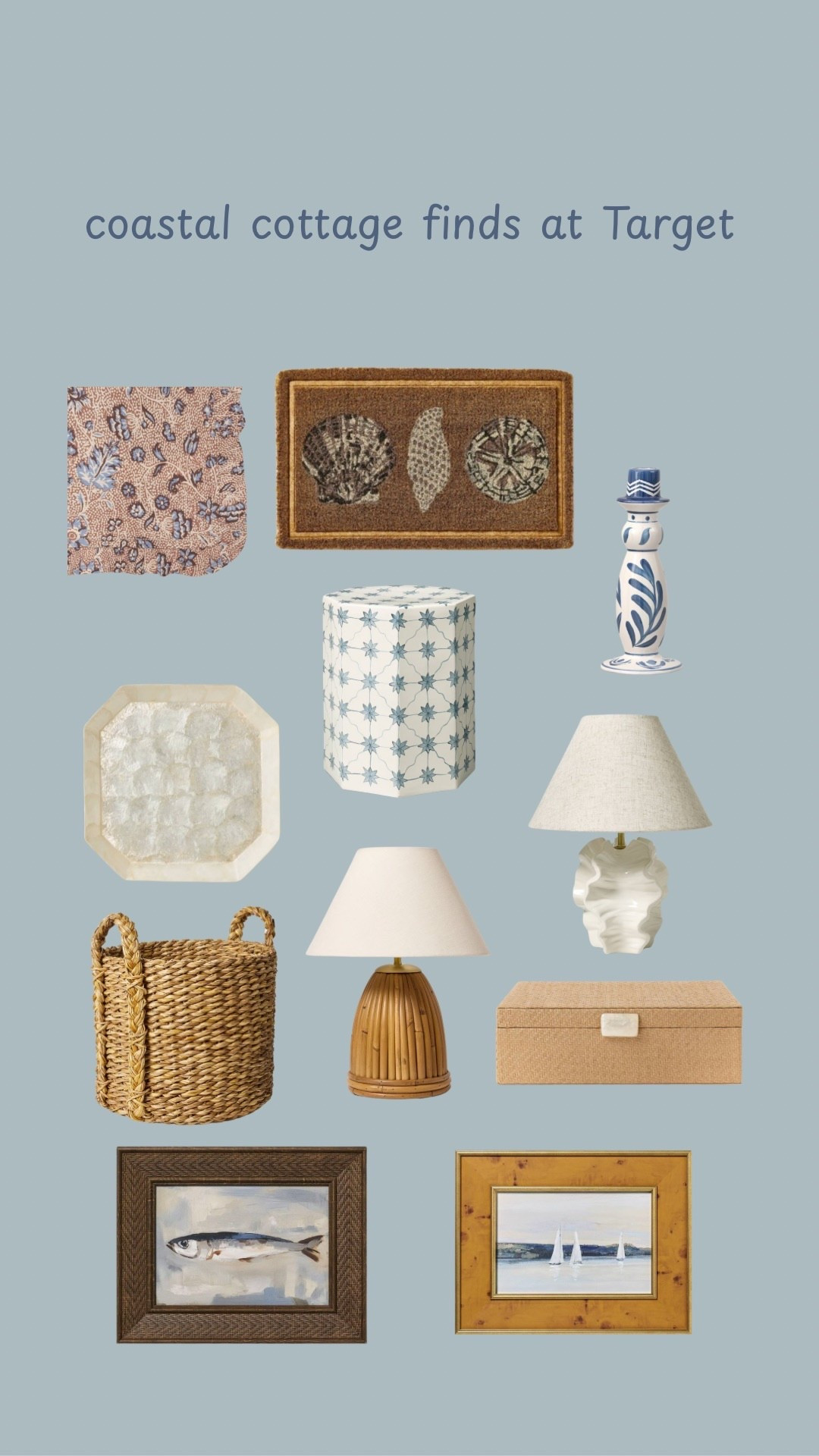 Coastal decor finds at target 

#LTKHome