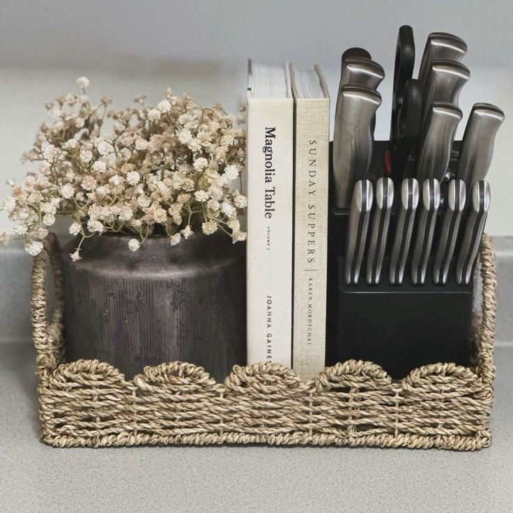 Just a little kitchen comfort, all gathered in one cozy basket 🤍🍞☕️ 

#LTKStyleTip #LTKFamily #LTKHome