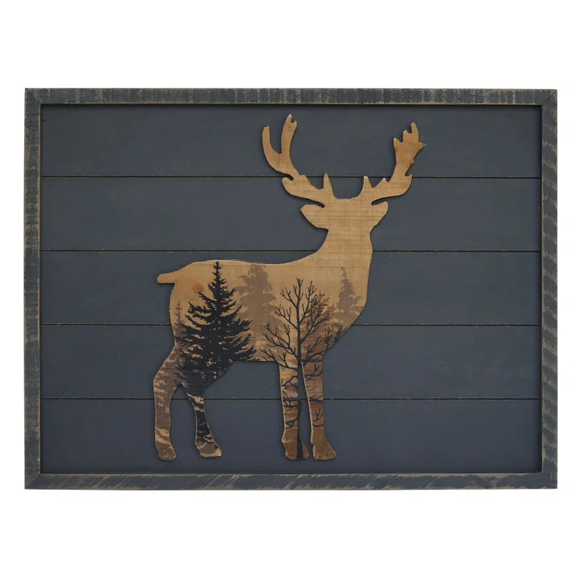 Forest Deer Wood Wall Décor | Wayfair North America